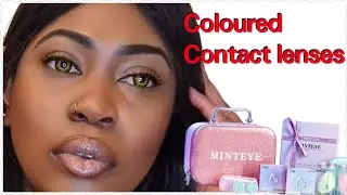 High quality coloured eye contact lenses review/ The Minteye