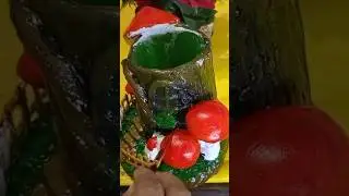 Mushroom fairy house #diy #handmadeplanter #art #crafts