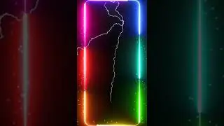 Colorful lightning running lights