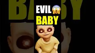 😱 Baby in Yellow scary scene | Diaper change gone wrong #babyinyellow#gaming #shorts #scary #funny