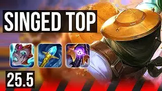 SINGED vs DR. MUNDO (TOP) | KR Master | 25.5