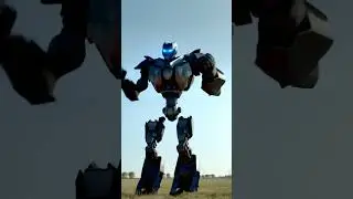 🤖 New transformers! Bulldozer transformation. #robot #shorts #fyp #viral #bulldozer #bull #ai