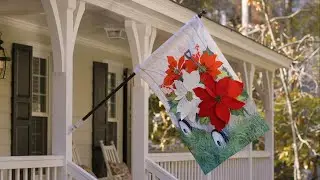 Decorative Outdoor Flags for Fall & Christmas 2020