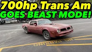 700hp 1976 Pontiac Trans Am V8 w/ HEADERS & BORLAS