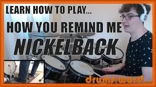 ★ How You Remind Me (Nickelback) ★ Drum Lesson PREVIEW | How To Play Song (Ryan Vikedal)