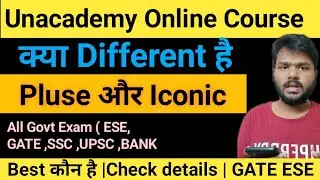 Unacademy subscription -different plus & iconic course online | full details review |