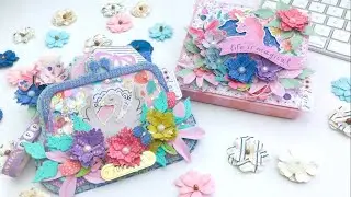 Weekly Project Shares using the Card / Gift Box & Coin Purse Die Set by Scrapdiva Designs 🌻🌸💐