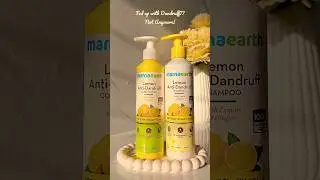 Mamaearth lemon anti dandruff shampoo and conditioner #mamaearth #haircare #trending