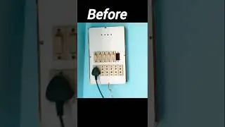 corner makeover/ how to hide this type of switch boards#trending #viralshort #diy #homedecor #corner