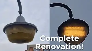 Repairing An Old Hogro KLO Streetlight With Water Damage!