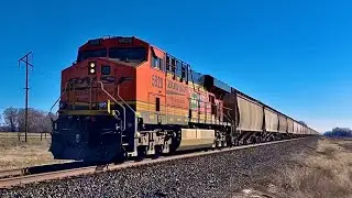50+ MPH BNSF TRAINS, 25th Anniversary, Intermodal, Grain, Oil, and more!