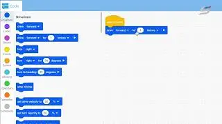 VEX Code IQ Blocks: Avanzando y retrocediendo con la base de movimiento