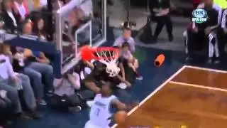 Othyus Jeffers' Flying Slam   Bucks vs Timberwolves   October 10, 2013   NBA Preseason 2013