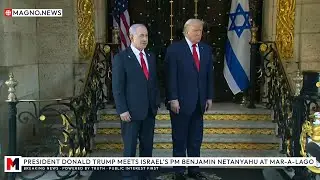🇺🇸|🇮🇱 President Trump Meets Israel's PM Netanyahu at Mar-a-Lago for Gaza Ceasefire Talks [LIVE]