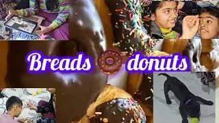 Bread donuts recipe||darsh ko itna testy laga ki mujhe khane hi nahi diya 🤪🤭😋#vlogs #food #VIDEO 