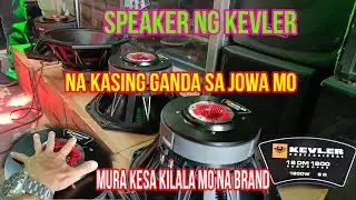 Kevler 18 DM 1800 for subwoofer speaker, na kasing Ganda ng jowa mo Lodz