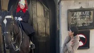 Ignorance!! Guard keep telling her to Get Out of the Box. 