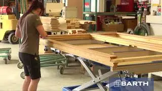 Hubtisch H 350 XL mit Lochplatte von BARTH