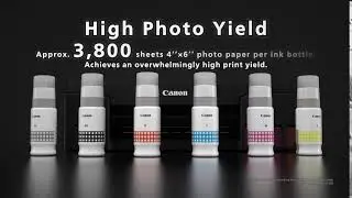 Canon PIXMA 6-Colour Refillable Ink Tank, G570 with high volume photo printing