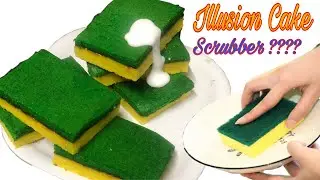 Prank Cake | Easy Illusion Cake | Edible Dish Sponge Scrubber Cake