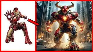 AVENGERS But BULL 🐂🔥 All Heroes (marvel & DC) 2024💥 Marvel DC Reforms