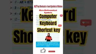 Computer Keyboard Shortcut key #computerkeys #computerkeyboard #computerknowledge