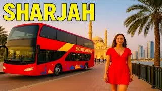 Sharjah UAE Evening Walk | Al Majaz to Al Qasba | Tourist Bus, Boat Restaurants, Clowns & Kayaking
