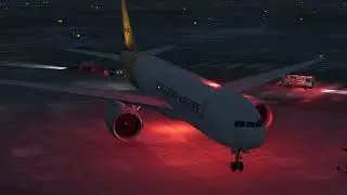 XP12 VATSIM | B77L | Morning Landing into Anchorage | Singapore Airlines Virtual | SQ7980