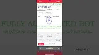 Even Odd Bot #bottrading #binaryindicator #education #investmentaccount #bot