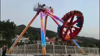 Adults Outdoor Amusement Park Thrill Rotation Large Big Swing Meteors Hammer Pendulum Rides