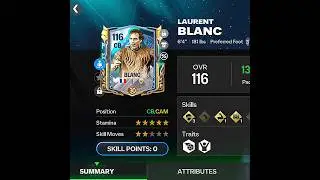 WALL MODE: ON 🔒 | Laurent Blanc🔥 #fcmobile #shorts