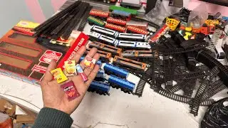 Oggy Ka Toy Train Setup 🚂 | Road Making Working 🛣️ | Realistic Model Railway Fun 😹