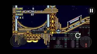 Sonic Mania Stardust Speedway Act 2 Time NEW! Attack Personal Best 1'07''42