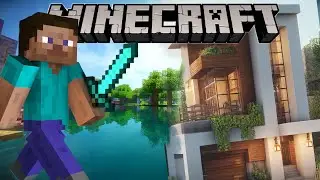 Luxury Modern House in Minecraft 🏡🏠 #minecraft #viral #youtube #minecraftbuilding 