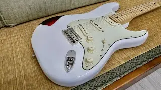 My #1 guitar build from scratch, stratocaster, learn from Kanji Kawabata sensei.