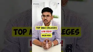 Top MBA Colleges Under ₹10 Lakh Fees💰 and High Salary Packages! 🎓#shorts #MBA #CAT2024 #HighROI
