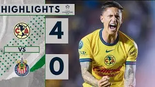 Club Am&eacute;rica Vs. Chivas | Highlights | 2025 Concacaf Champions Cup Round Of 16 2nd Leg