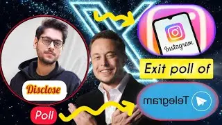 Exit poll of Instagram, telegram... Apps exit poll. 