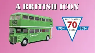 Routemaster в 70 | Лондонский загородный автобус Keil Kraft в масштабе 1/72 | Винтажный, но неплохой