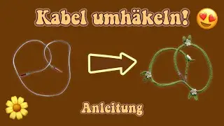 H&auml;kelanleitung: &Uuml;berzug f&uuml;rs Ladekabel 🌼 #h&auml;keln | LOUISENKIND