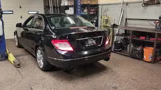 2009 Mercedes-Benz C300 x-pipe and muffler delete