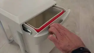 Cubo de basura VIRTUOSO extraible para mueble de cocina