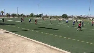 Playing at Freedom Park soccer  Futbol en el Freedom Las Vegas NV