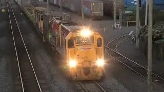 DXB5051 and DFT7008 hauling freight to Invercargill