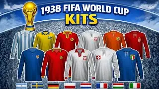 1938 FIFA World Cup Kits 🔥 Every Nation&rsquo;s Iconic Jersey Explained...😄