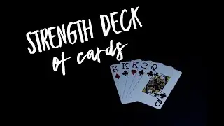 Strength Deck of Cards Workout
