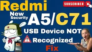 First Update Redmi A5/Poco C71 Frp Bypass Fix USB Device NOT Recognized New Security   Android 15 ⭐