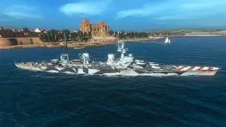 Napoli Tier 10 italian premium cruiser gameplay - World of Warships Blitz