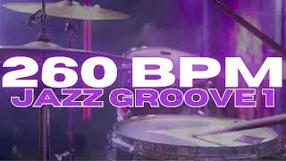 260 BPM - Jazz Drum Beat Groove - Loop 1