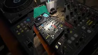Skins for the wins! White decal for my 2 XDJ 1000 MK2s and Behringer DDM4000! #dj #skins #pioneerdj